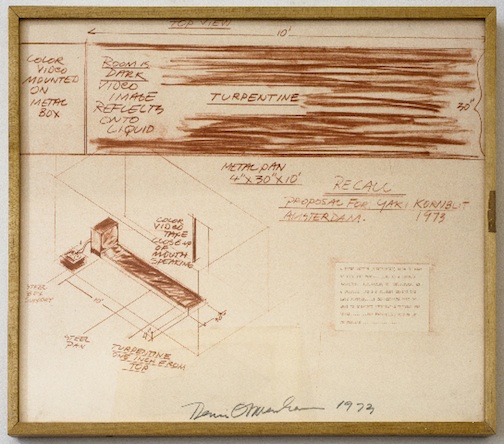 <h3>DENNIS OPPENHEIM</h3>
						<h4><em>Study for 'Recall'</em></h4>
						1973</br>
						
						
                        